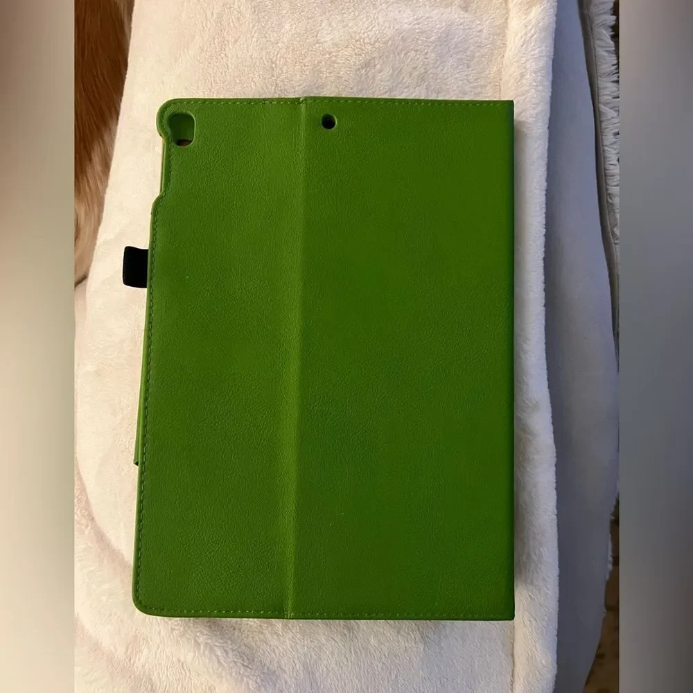 Kirstal Cases Green Leather Multiangle Viewing Stand Smart Cover with Pocket